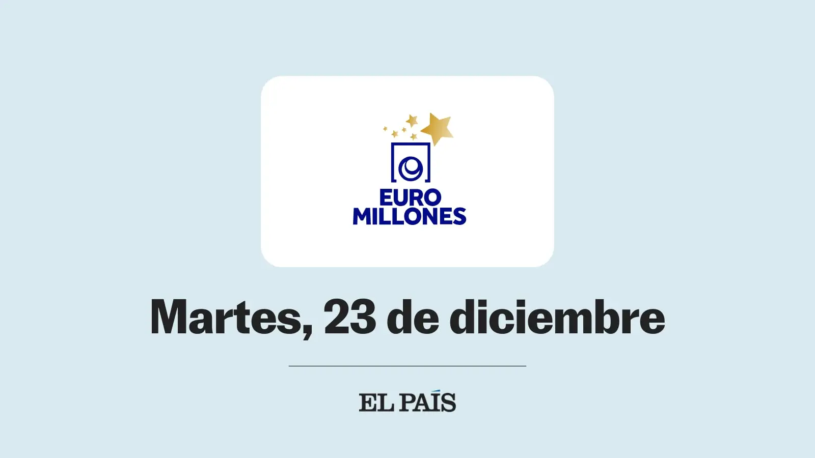Imagen 1 de Euromillones: sorteo del martes 23 de diciembre