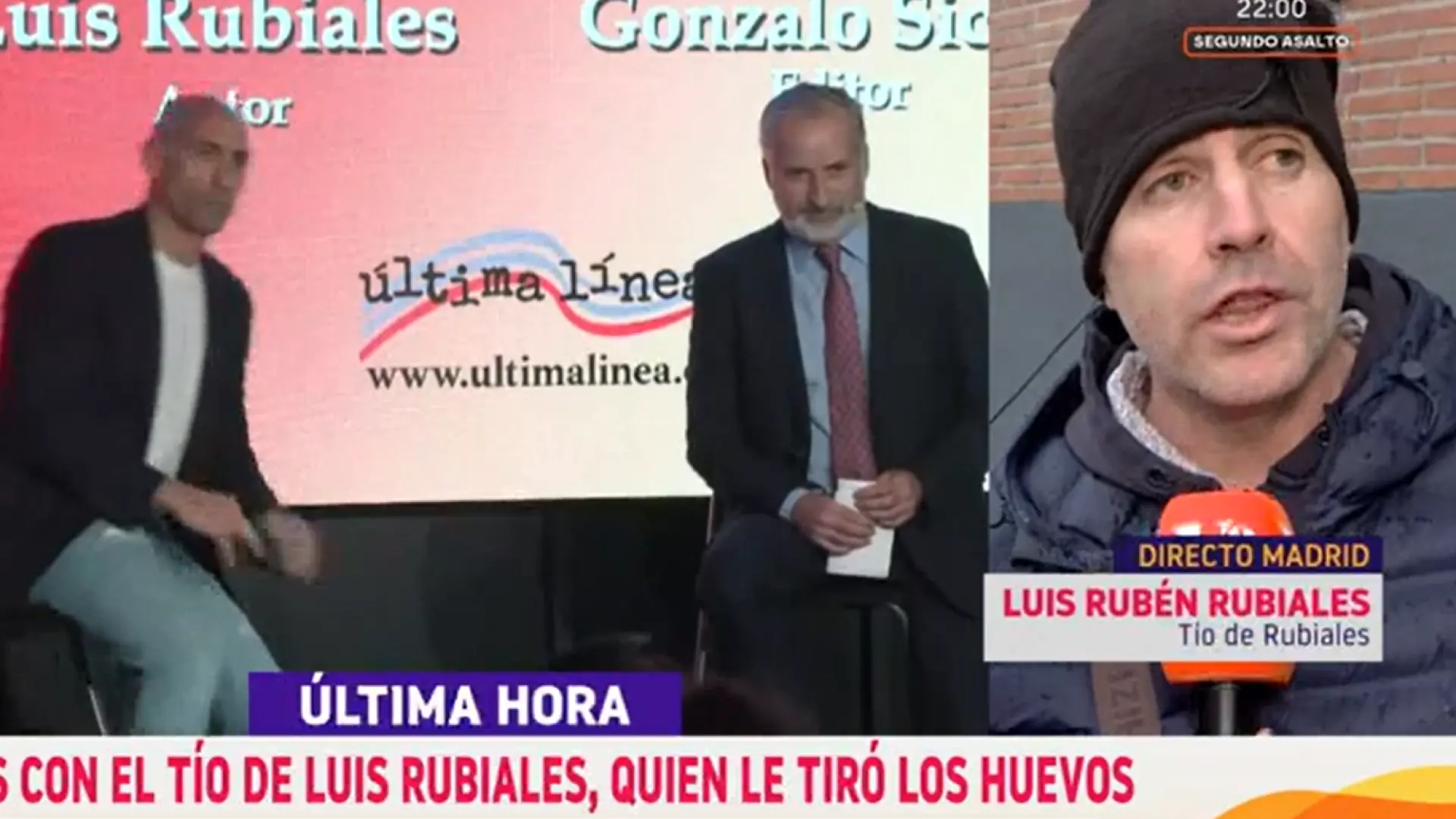 El tío de Luis Rubiales, sobre el lanzamiento de huevos: "No estaba compinchado con él, llevamos más de tres años sin hablarnos"