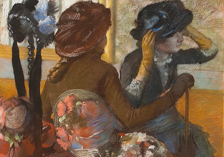 Degas, los sombreros y las mujeres adictas al 'shopping'