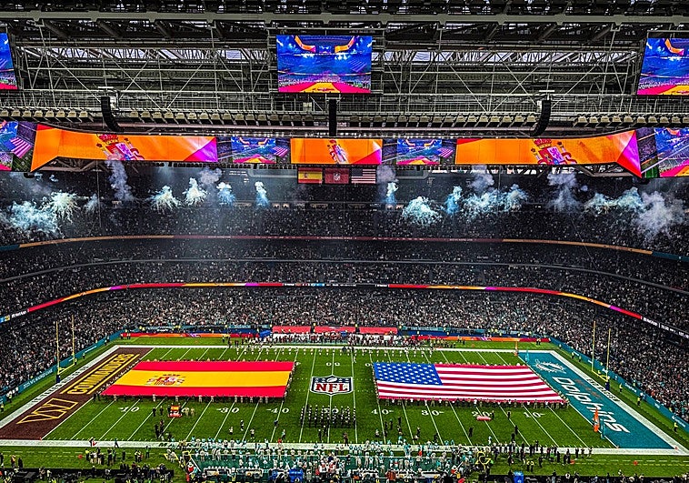 Tebas atiza al Real Madrid por la NFL: «Contra el partido de Liga en Miami solo le faltó quejarse al Papa»