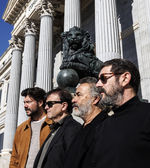 Javier Cercas y el reparto de 'Anatomía de un instante': "Ahora dicen que todo el país agradeció a Suárez, a Gutiérrez Mellado y a Carrillo lo que hicieron. ¡Y una mierda!"