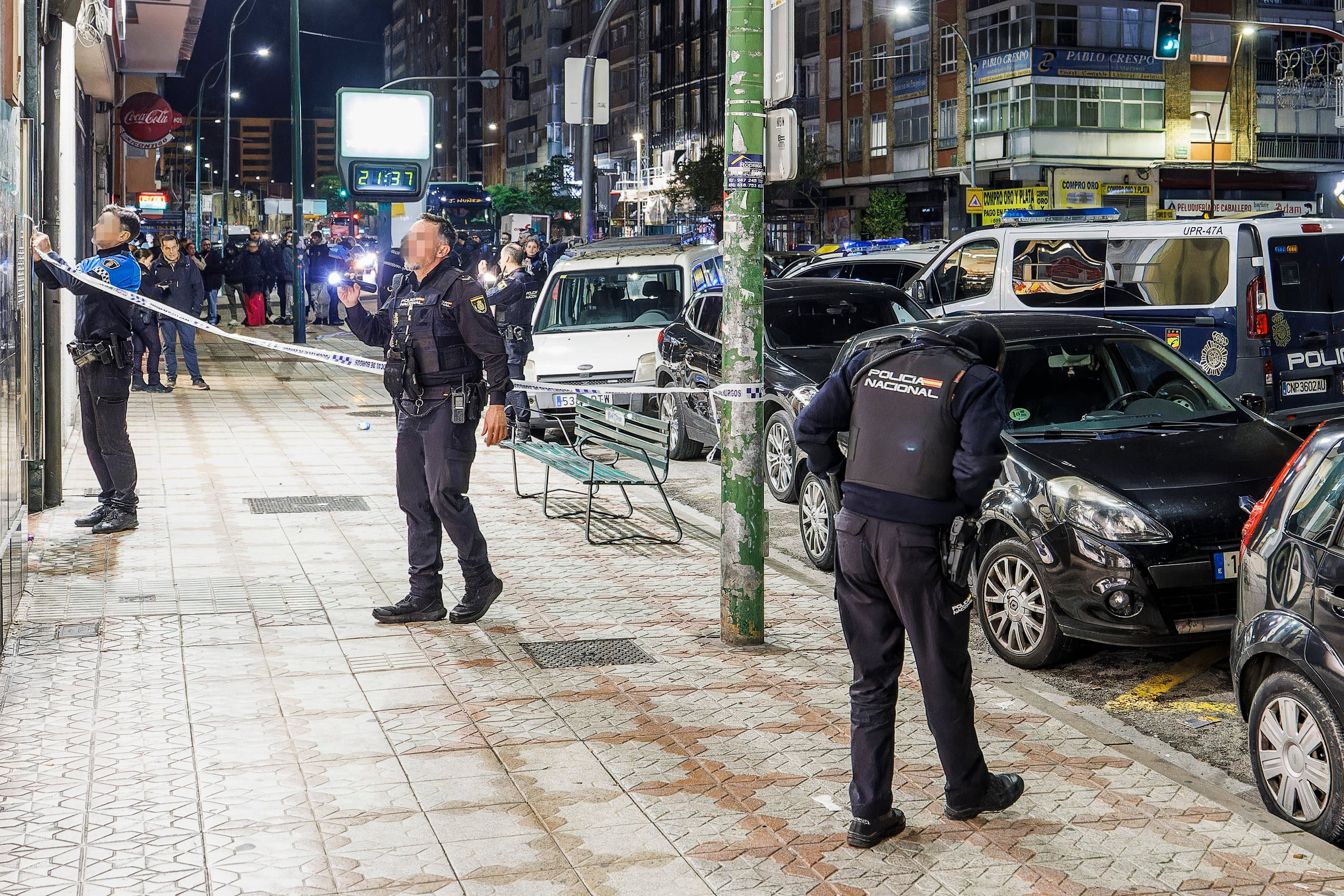Imagen 1 de Herido de gravedad un hombre tras un tiroteo en plena calle en Burgos