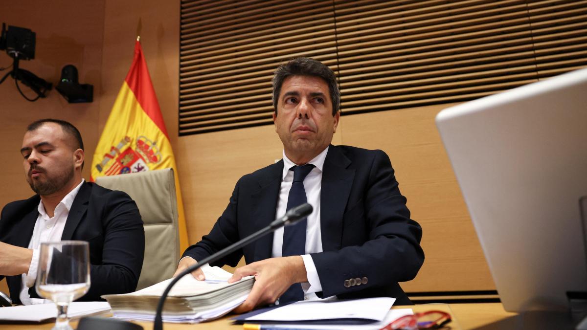 Los datos y hechos que contradicen lo dicho hoy por Mazón en el Congreso