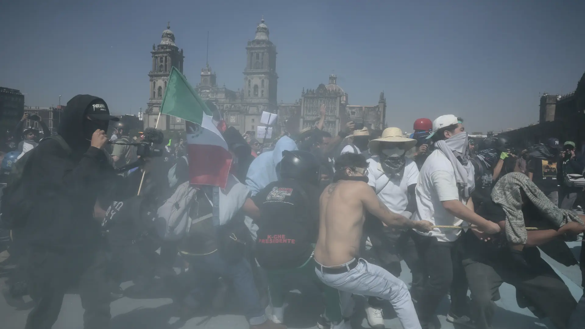 Una marcha de la 'generación Z' se alza contra el gobierno de Sheinbaum y la violencia en México