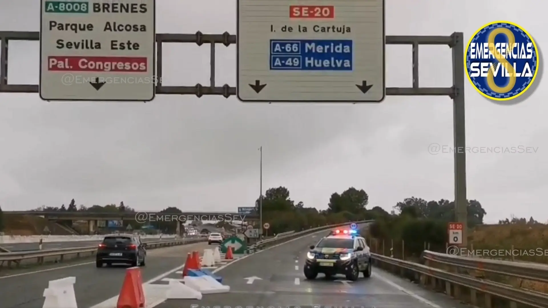 La SE-20 seguirá cerrada para el partido de España y para el siguiente del Betis