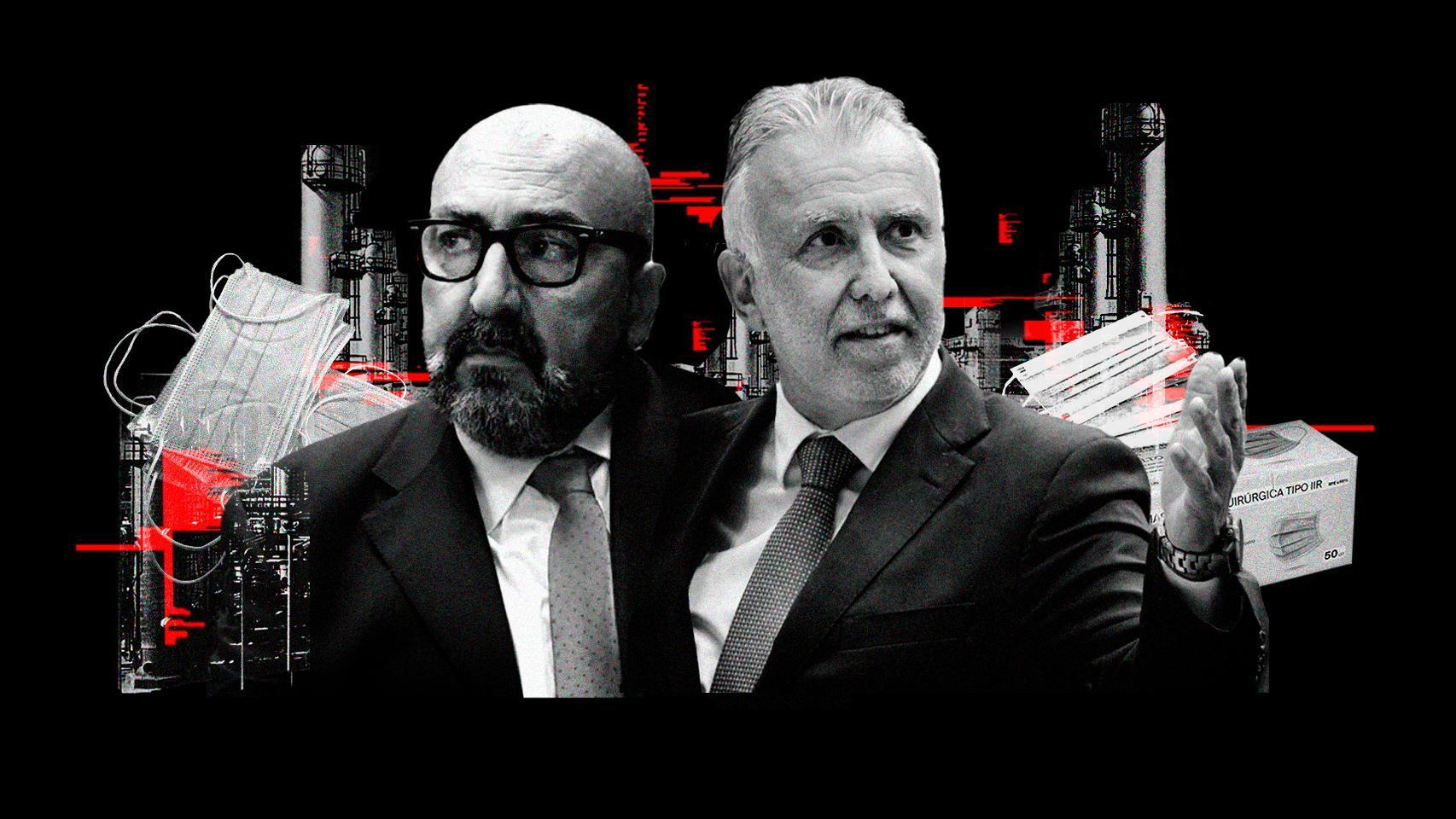 El ministro Torres, a Koldo por las mascarillas: "Me cago en la responsable económica. O lo soluciona o la levanto al aire"