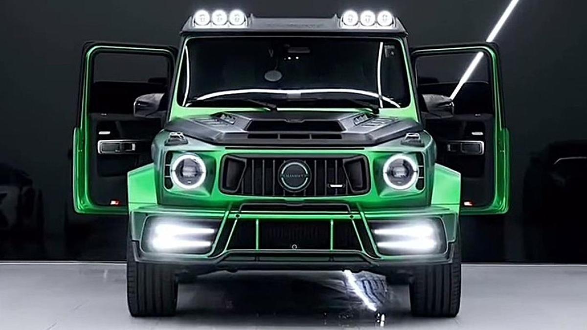 El poderoso Mercedes todoterreno “vestido” para atraer todas las miradas