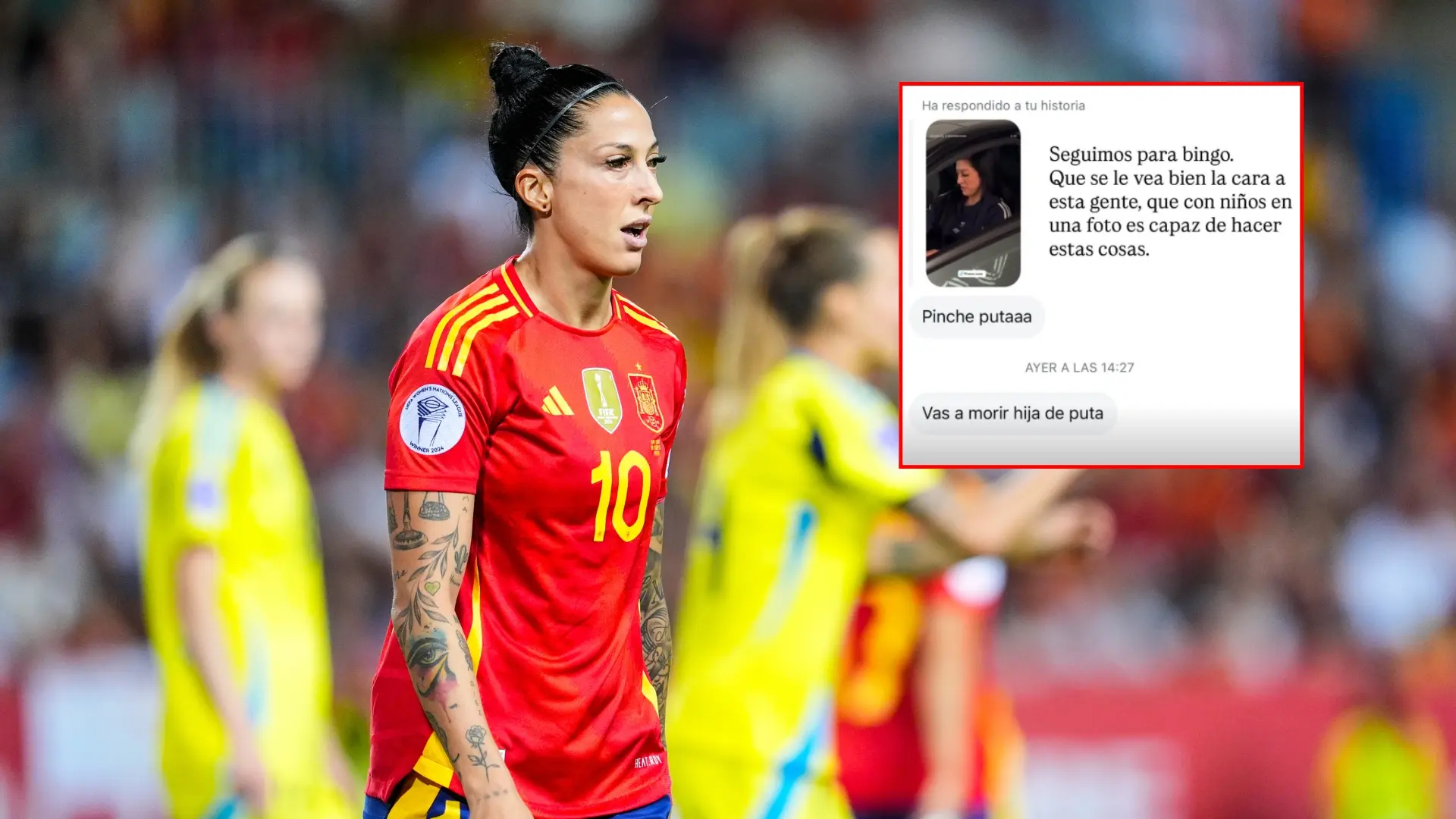 "Vas a morir": Jenni Hermoso denuncia haber recibido graves amenazas de muerte en Instagram