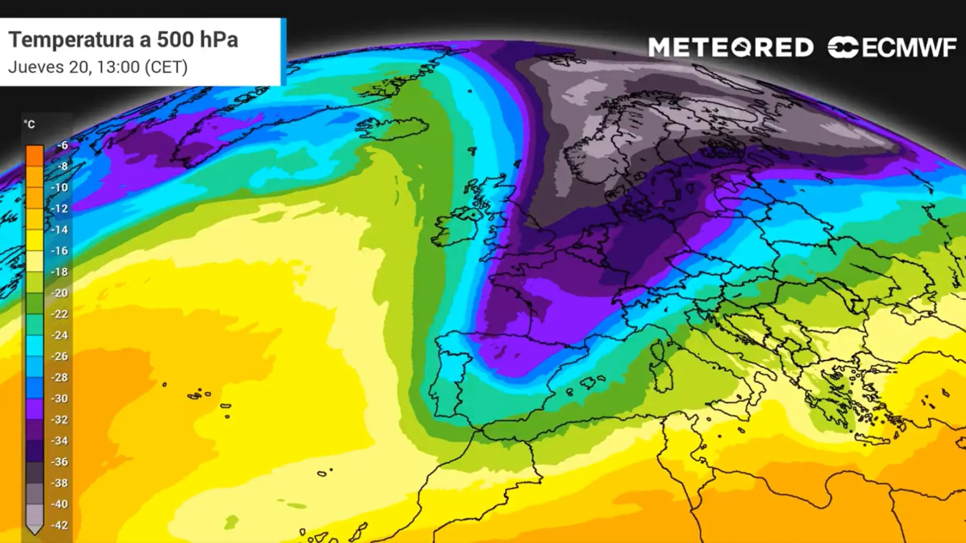 La Aemet alerta de la llegada de una masa de aire ártica que desplomará las temperaturas: "Más frío de lo normal"