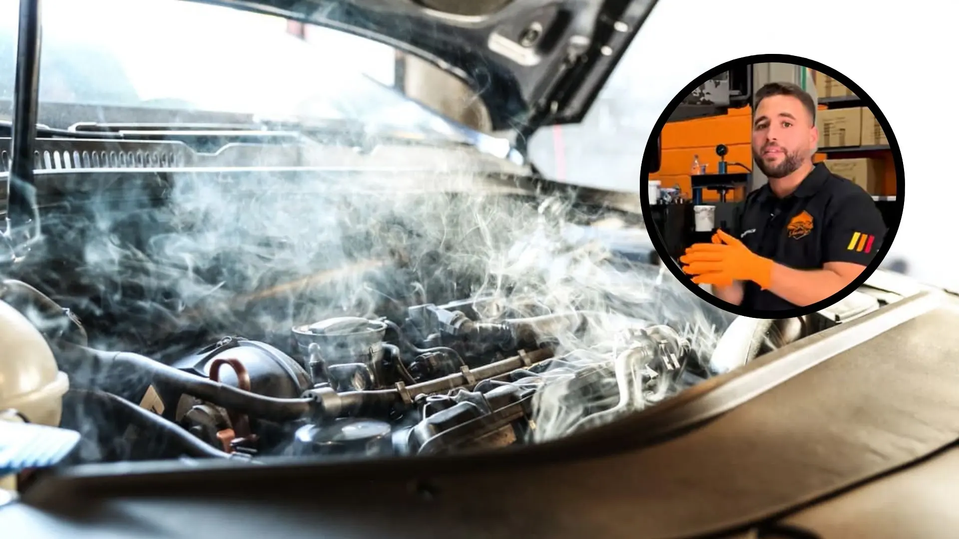 La advertencia del mecánico Juan José para evitar quemaduras: "Eso no se hace, ten cuidado"