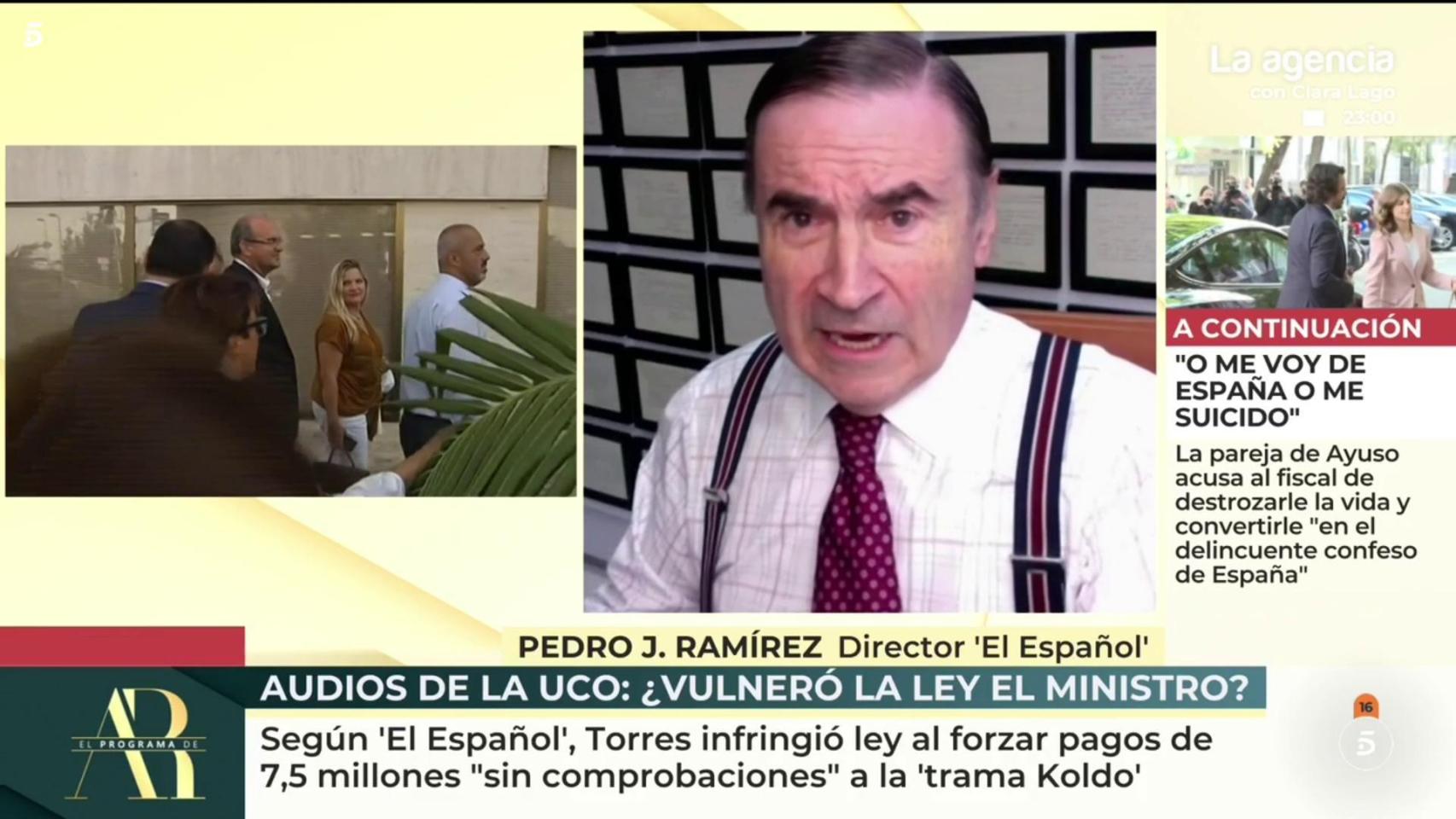 Pedro J.: "Ángel Víctor Torres perjudicó a los canarios para beneficiar a la trama de su jefe Ábalos y encima alardea de ello"