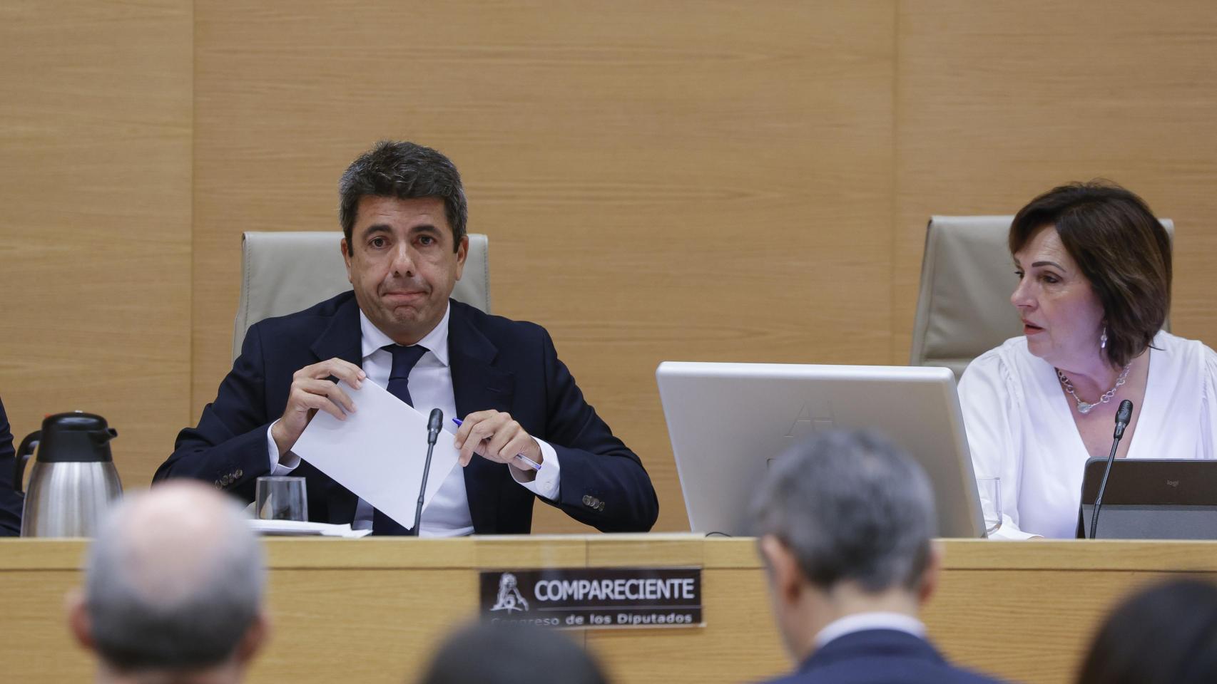 La jueza de la dana pide las grabaciones de Mazón en las comisiones de investigación del Congreso y de Les Corts