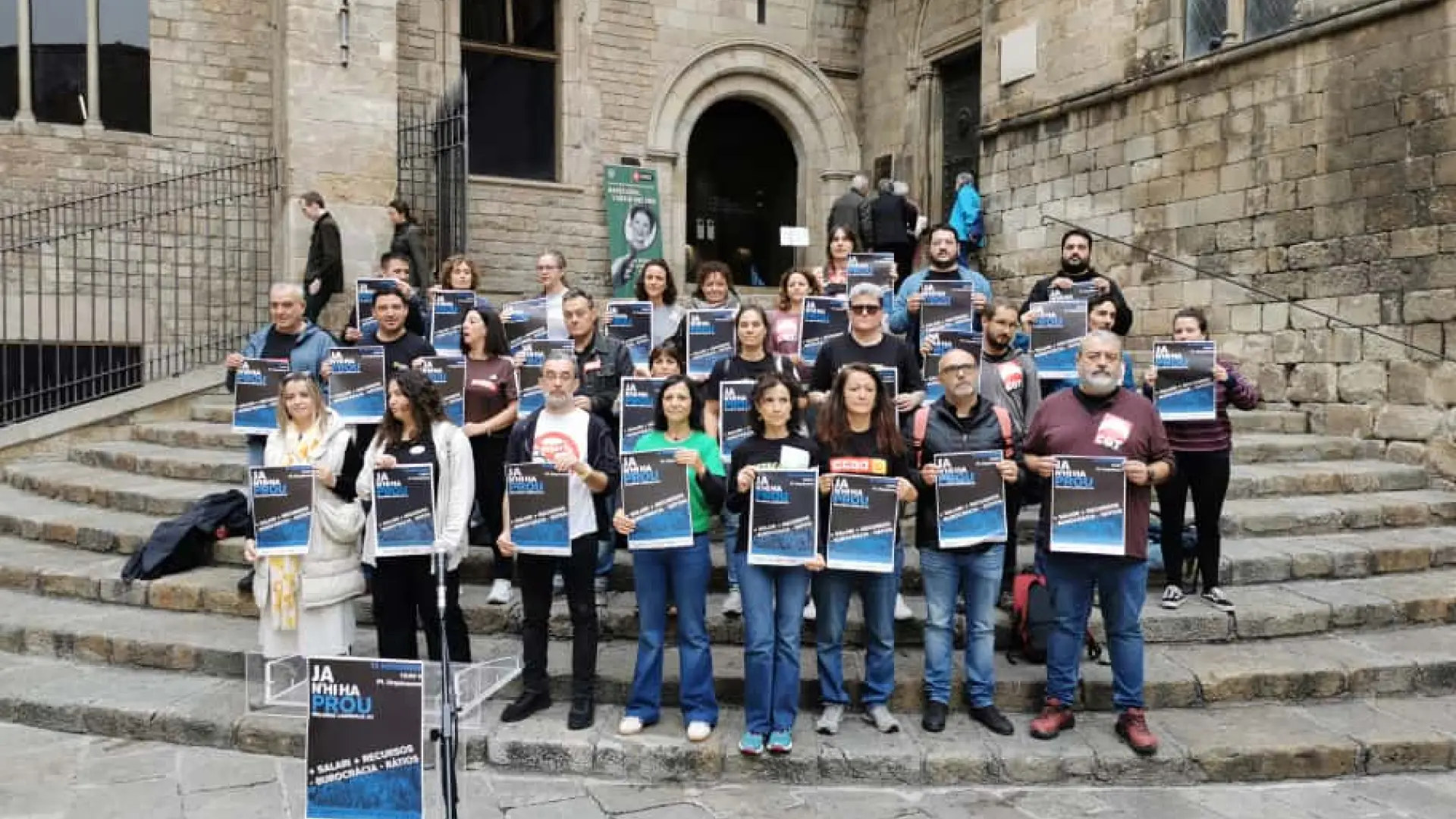 Los profesores de Cataluña se preparan para llenar Urquinaona en la manifestación de mañana: "Necesitamos cambios ya"