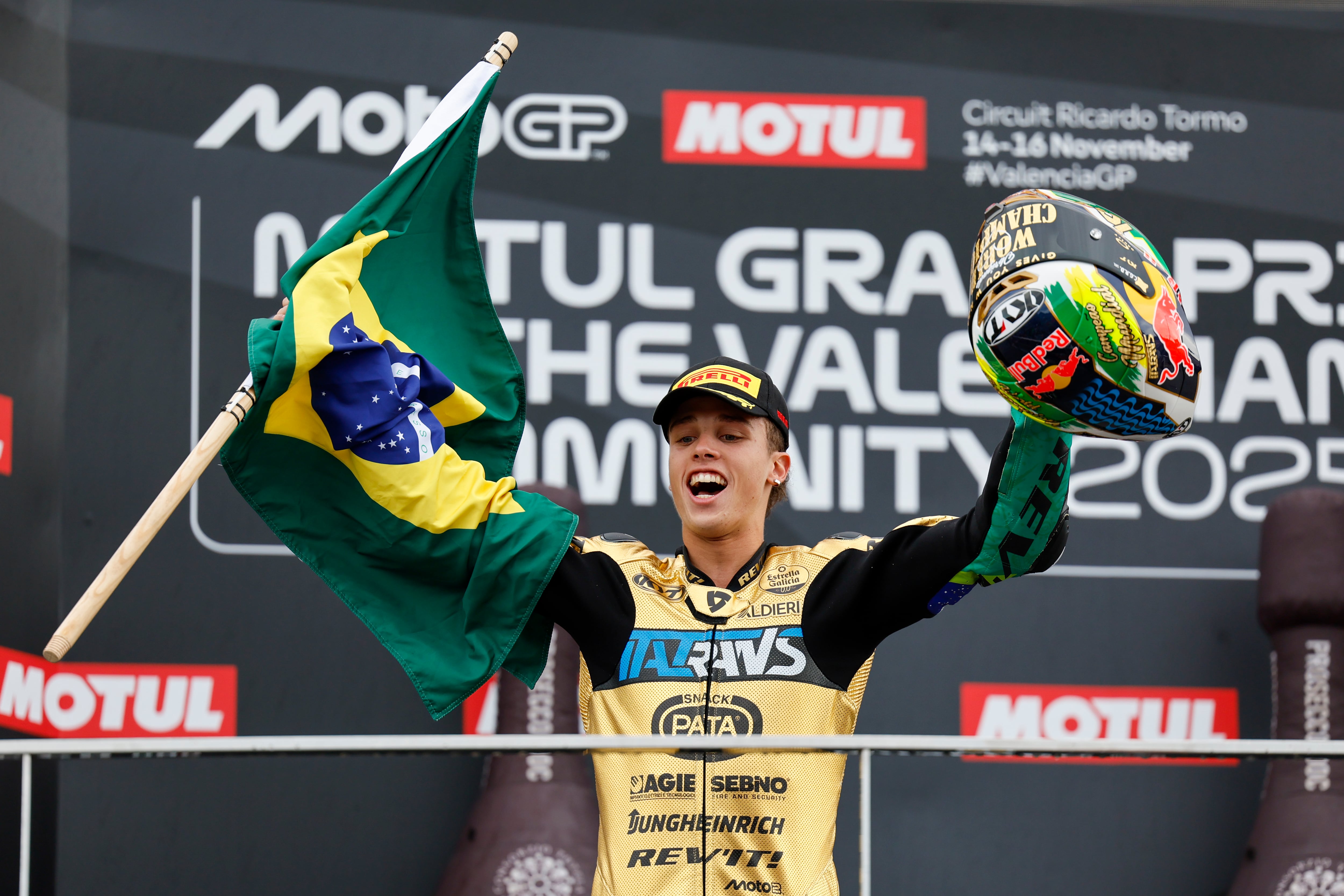 MotoGP redescubre a Brasil gracias a Diogo Moreira, nuevo campeón del mundo de Moto2