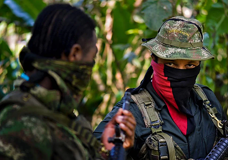 Nueve guerrilleros muertos en un bombardeo de militares colombianos cerca de Venezuela