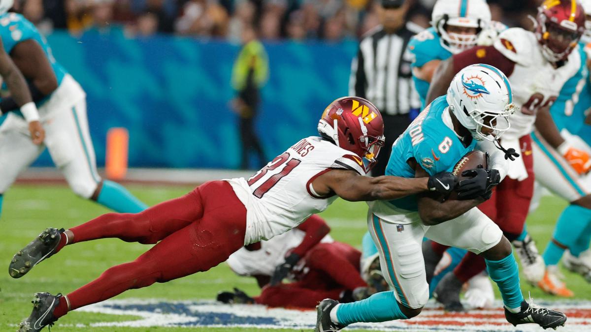 Los Dolphins derrotan a Washington en el espectáculo del Bernabeu