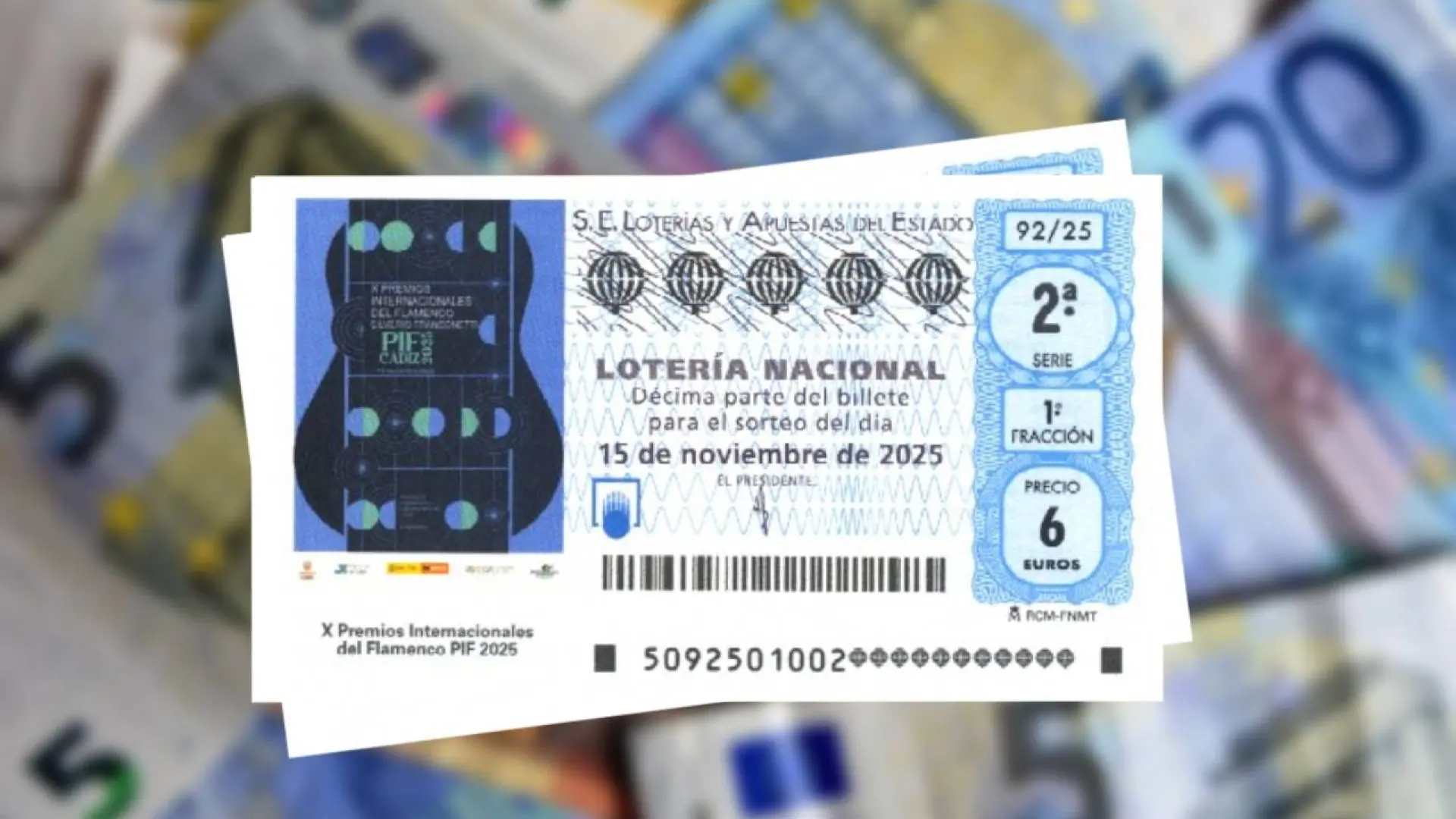 Sorteo de Lotería Nacional de este 15 de noviembre: Resultados y premios