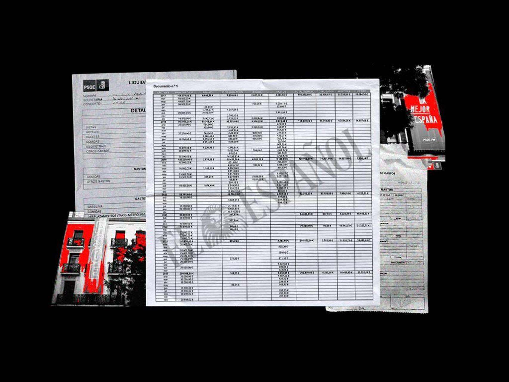 El PSOE admite ahora en el Supremo que pagó 735.000 € en billetes a altos cargos que no eran Ábalos, Cerdán ni Koldo