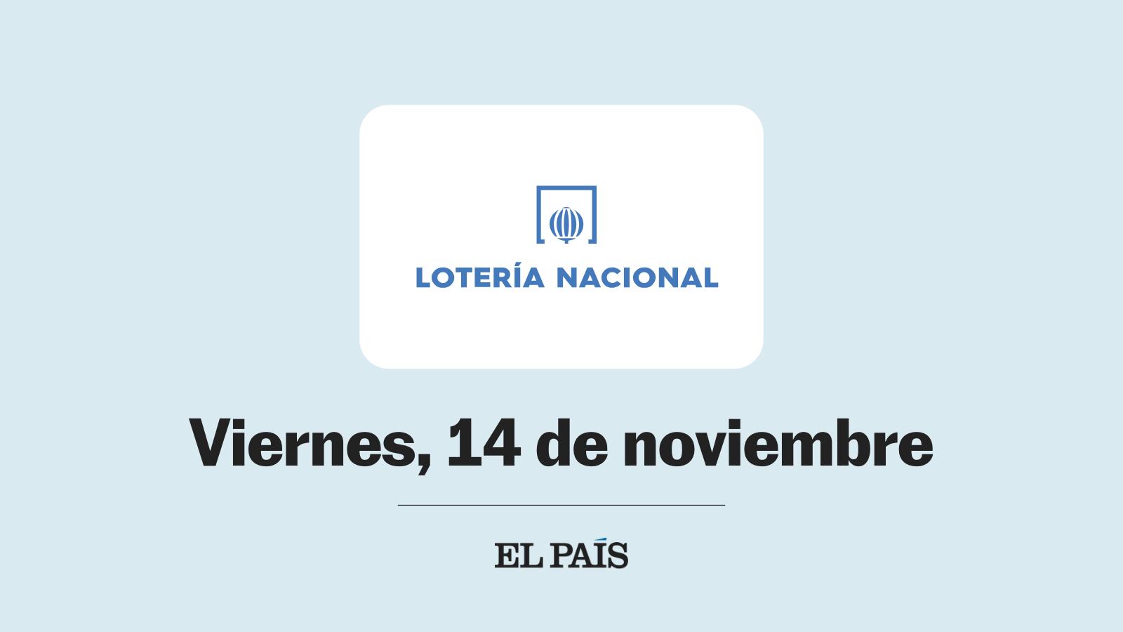 Lotería Nacional: sorteo del sábado 15 de noviembre