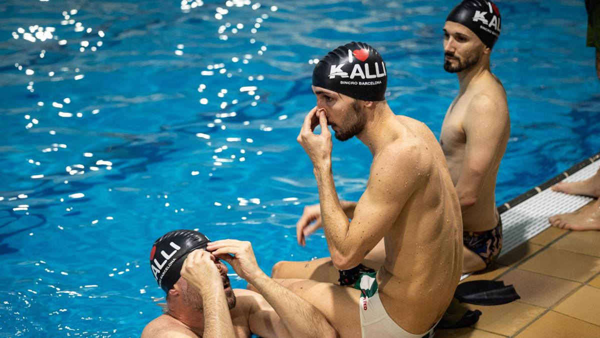 Anna Tarrés, Bet Fernández y sus maduros nadadores artísticos