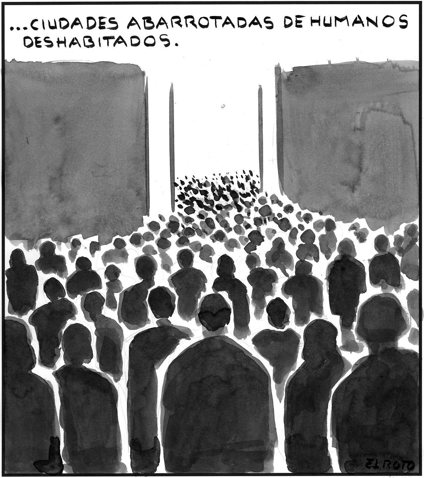 El Roto: ciudades y ciudadanos