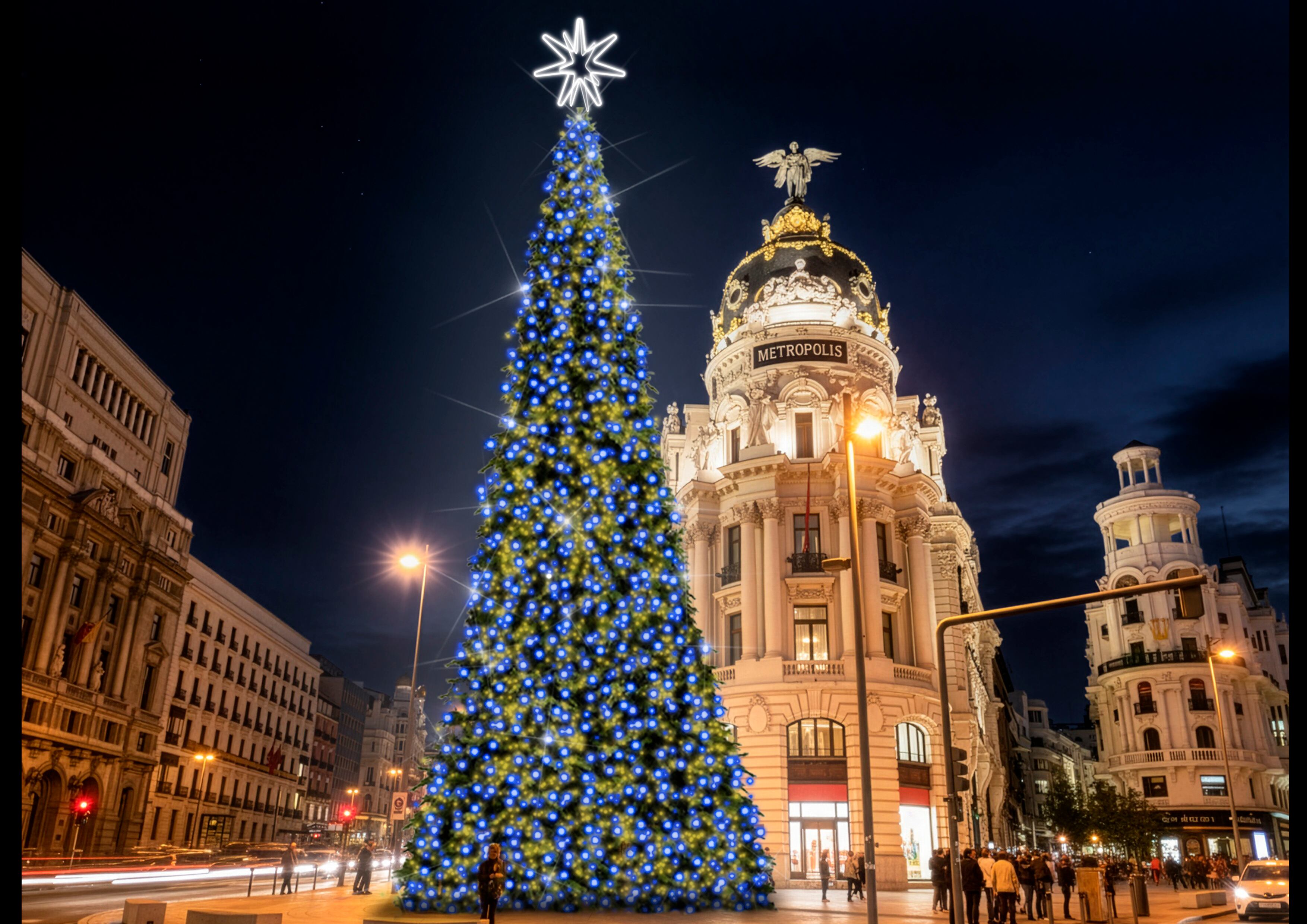 Así será el encendido de luces de Navidad en Madrid: fechas, horarios y mapa para saber dónde y cuándo verlas