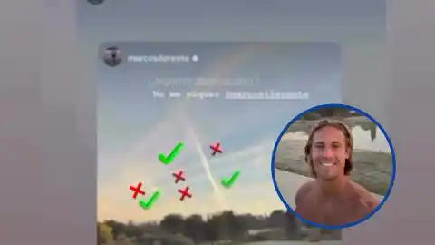 Imagen 1 de Marcos Llorente juega al 'tres en raya' con las estelas de los aviones y reaviva sus teorías de las fumigaciones