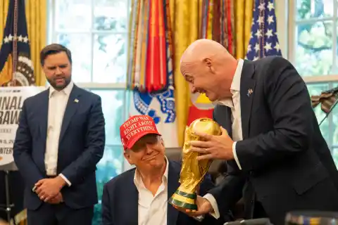 Imagen 1 de El oportuno idilio entre Infantino y Trump para que el mundo MAGA ame el fútbol
