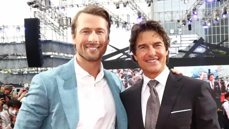 Imagen 1 de Glen Powell, decidido a seren el nuevo Tom Cruise: "Que los espectadores sepan que estás en peligro es una inversión"