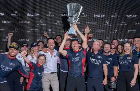 Imagen 1 de Gran Bretaña se embolsa los dos millones de dólares de una final de SailGP a la que no llegó España