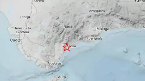 Imagen 1 de Registrado un terremoto de magnitud 3,2 con epicentro en Estepona