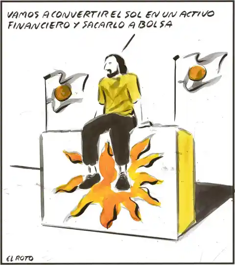 Imagen 1 de El Roto: el Sol, a Bolsa