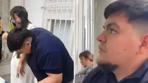 Imagen 1 de Lanzan arroz a unos recién casados para desearles suerte y acaban en urgencias: "Para el recuerdo"