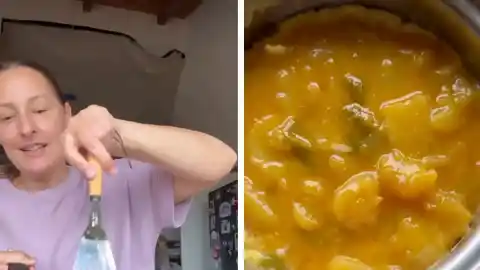 Imagen 1 de Eva Lijeström, experta en hogar, sobre cocinar en acero inoxidable sin que se pegue la comida: "Para saber si está caliente, lo salpico con un poco de agua y se formarán unas bolitas"