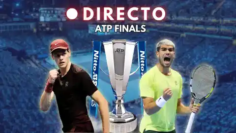 Imagen 1 de Carlos Alcaraz - Jannik Sinner de la final de las ATP Finals, en directo | Última hora y marcador de la gran final de maestros