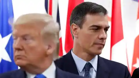 Imagen 1 de Trump y Sánchez