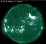 Imagen 1 de El Sol emite la llamarada más potente del año, capaz de afectar a los satélites y a las comunicaciones