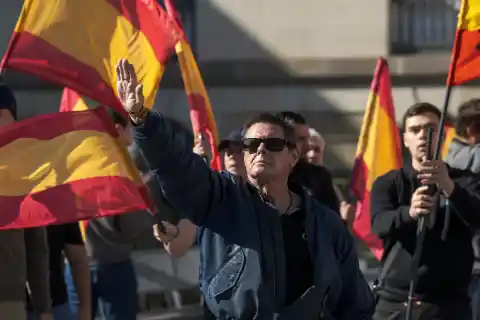 Imagen 1 de La Delegación del Gobierno prohíbe una manifestación falangista en Madrid por poner en peligro el orden público