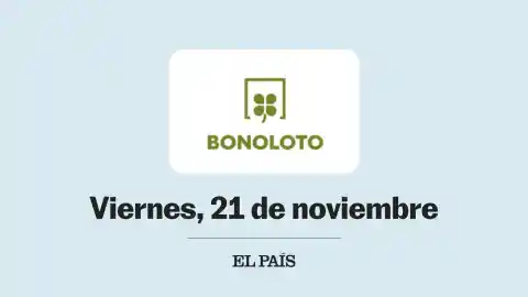 Imagen 1 de Bonoloto: comprobar sorteo del viernes 21 de noviembre