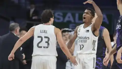 Imagen 1 de El Real Madrid reacciona en la segunda parte ante Bilbao Basket y firma su quinto triunfo consecutivo en Liga Endesa