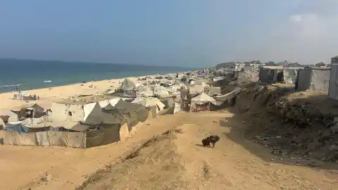 Imagen 1 de El invierno mata sin balas a la población a la intemperie en Gaza: “¿Sobrevivimos a los bombardeos para sucumbir al frío y la lluvia?”
