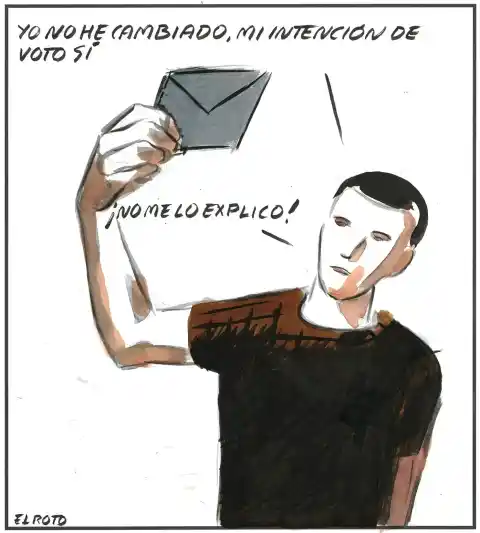 Imagen 1 de El Roto: voto cambiante
