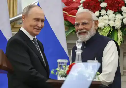 Imagen 1 de Modi reafirma ante Putin el acercamiento de la India a Rusia