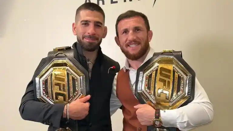 Imagen 1 de Dvalishvili, gran amigo de Topuria, tranquiliza a sus fans: "Seguro que arreglará estos problemas y volverá aún más fuerte"