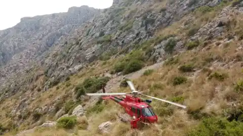 Imagen 1 de Herido un joven que practicaba parapente en Mallorca