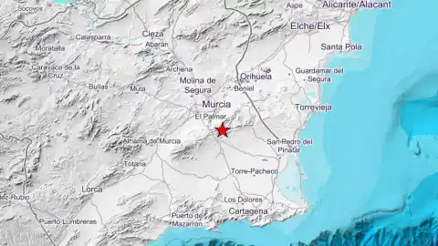 Imagen 1 de Un terremoto sacude Murcia y se siente en el centro de la ciudad