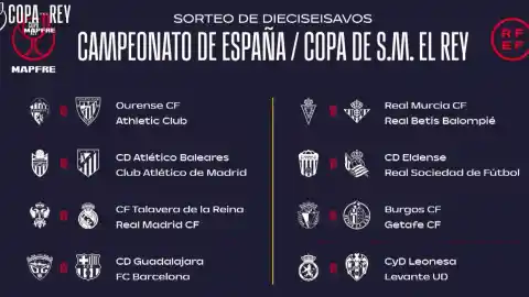 Imagen 1 de Real Madrid, Barça y Atlético ya tienen rivales para sus estrenos en la Copa del Rey 25-26