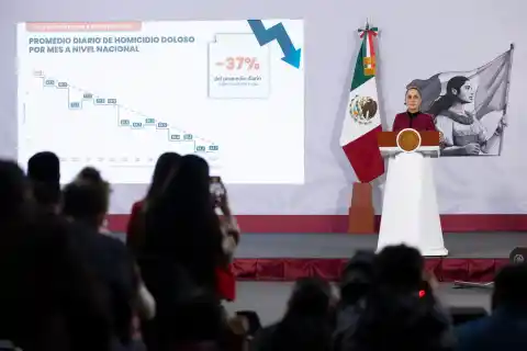 Imagen 1 de El Gobierno de Sheinbaum asegura que los asesinatos se han reducido un 37% desde septiembre de 2024