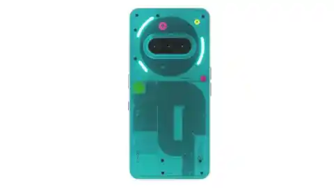 Imagen 1 de El móvil de Nothing verde y transparente que mira a lo retro y la tecnología de los 90