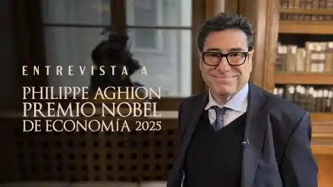 Imagen 1 de Vídeo | Entrevista con Philippe Aghion, premio Nobel de Economía 2025